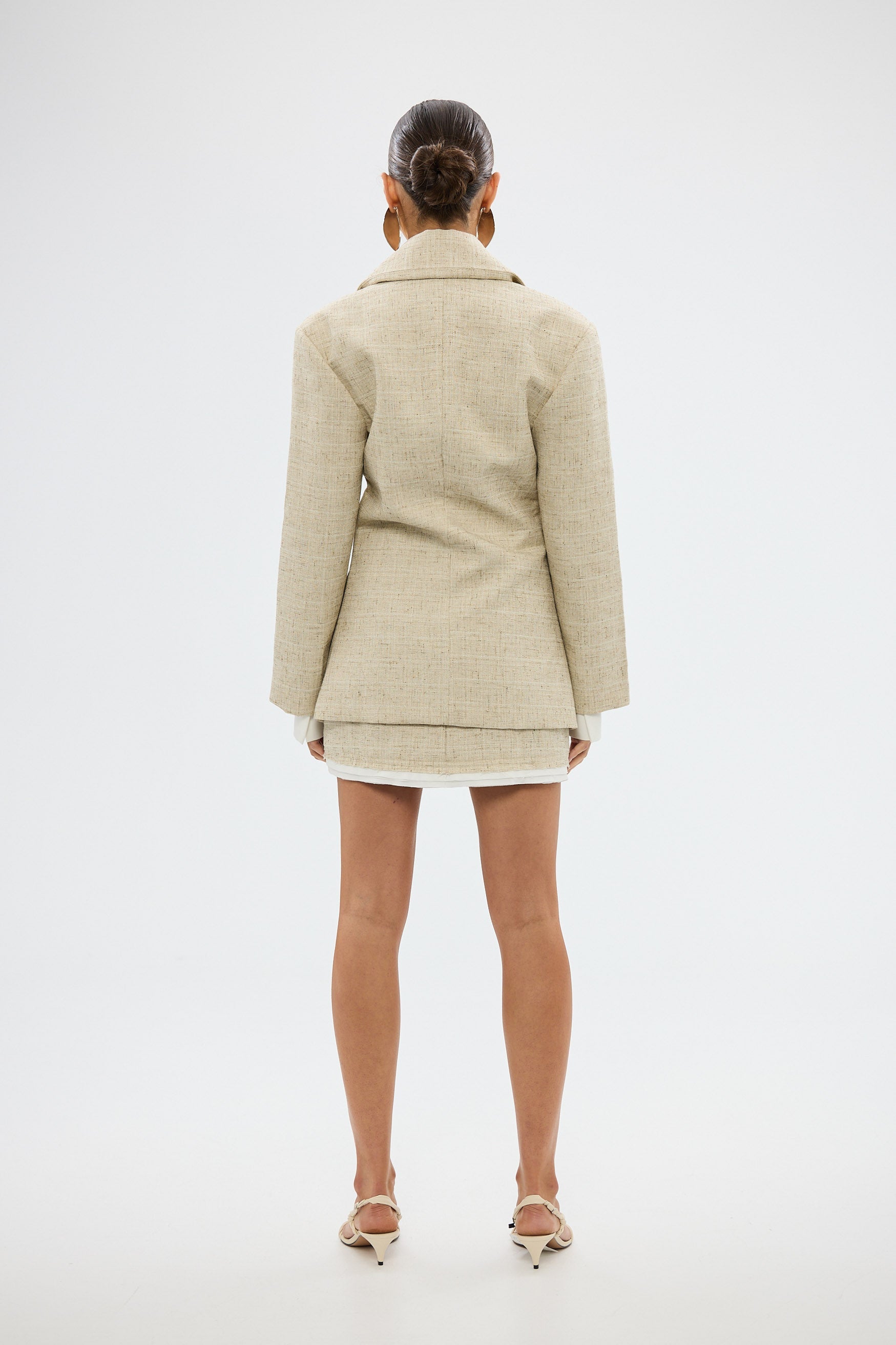 bubish Mattie Cinched Blazer - Natural CINCHED BLAZER