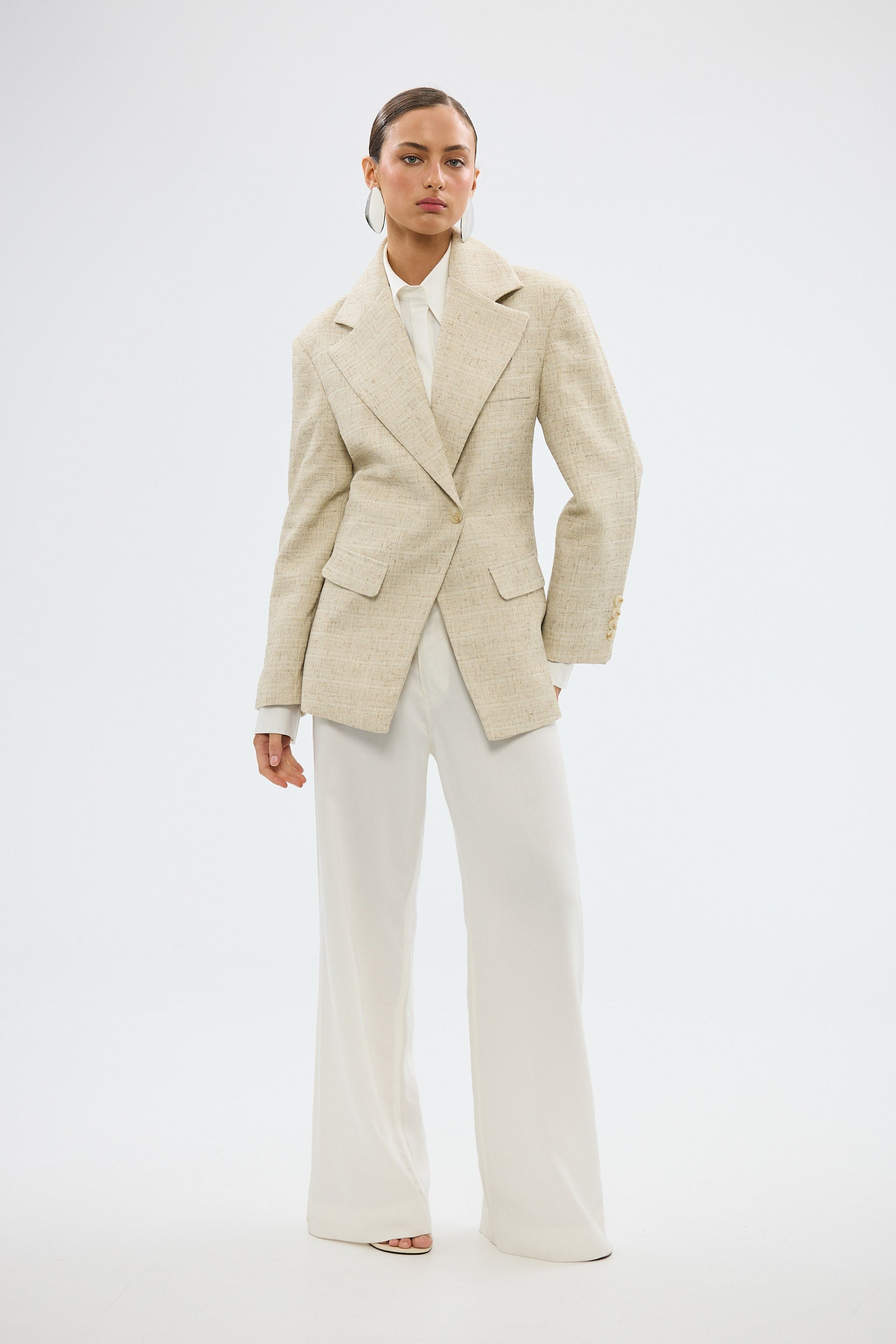 bubish Mattie Cinched Blazer - Natural CINCHED BLAZER