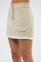 bubish Mattie Mini Skirt - Natural MINI SKIRT