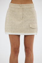 bubish Mattie Mini Skirt - Natural MINI SKIRT