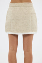 bubish Mattie Mini Skirt - Natural MINI SKIRT