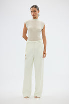 bubish Melody Sheer Top - Pale Lime TOPS