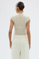 bubish Melody Sheer Top - Pale Lime TOPS