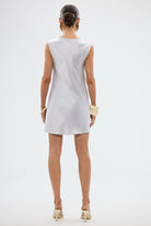 bubish Paige Cowl Neck Dress - Silver TOPS