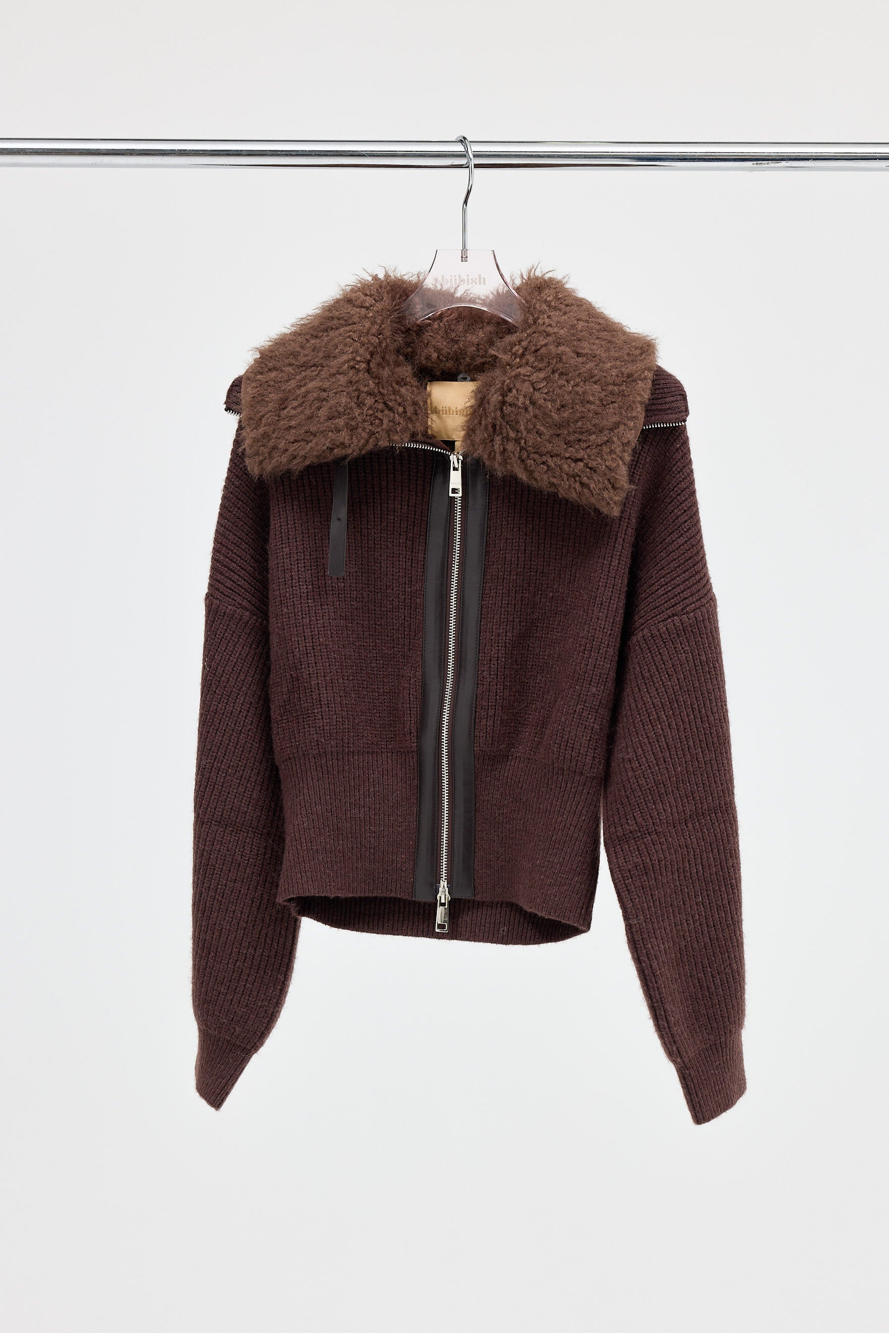 bubish Ruby Knit Cardigan Chocolate JACKETS