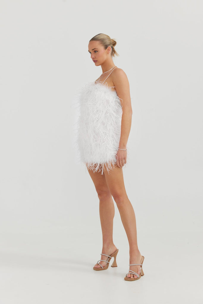 Giselle Dress - White Bubish 