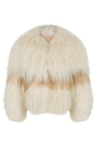 Georgina Jacket - Oatmeal/Tan Coats & Jackets Bubish Luxe 