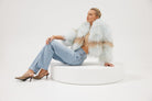 Georgina Jacket - Powder Blue/Tan Coats & Jackets Bubish Luxe 