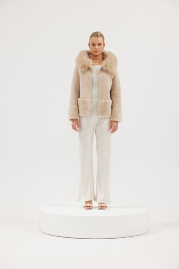 Maya Jacket - Oatmeal Coats & Jackets Bubish Luxe 