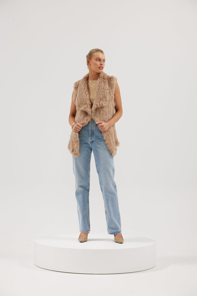 San Fran Vest - Beige Vest Bubish Luxe 