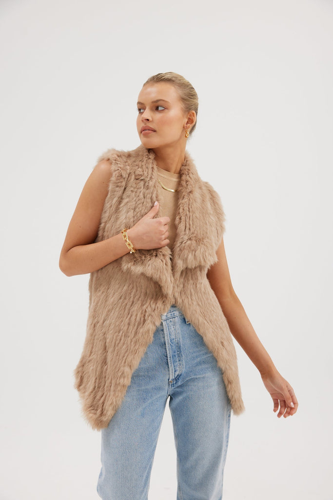 San Fran Vest - Beige Vest Bubish Luxe 