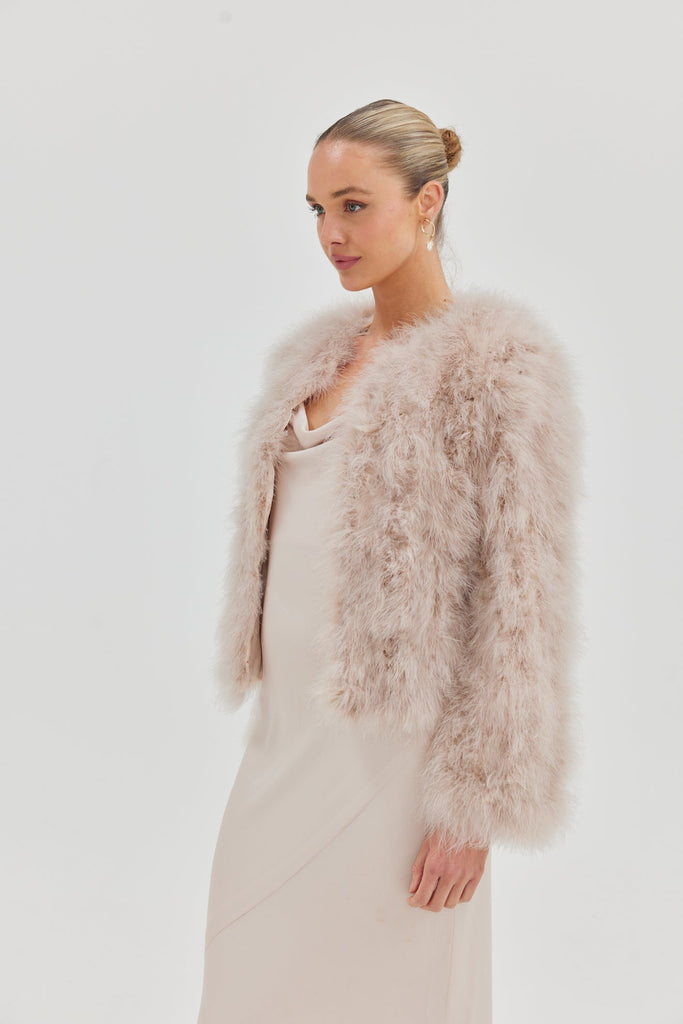 Scarlett Jacket - Blush Medium Jacket Bubish Luxe 