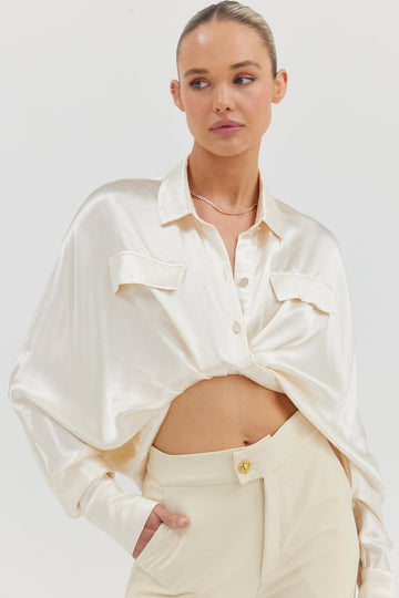 Celeste Shirt Blouse - Pearl Bubish 