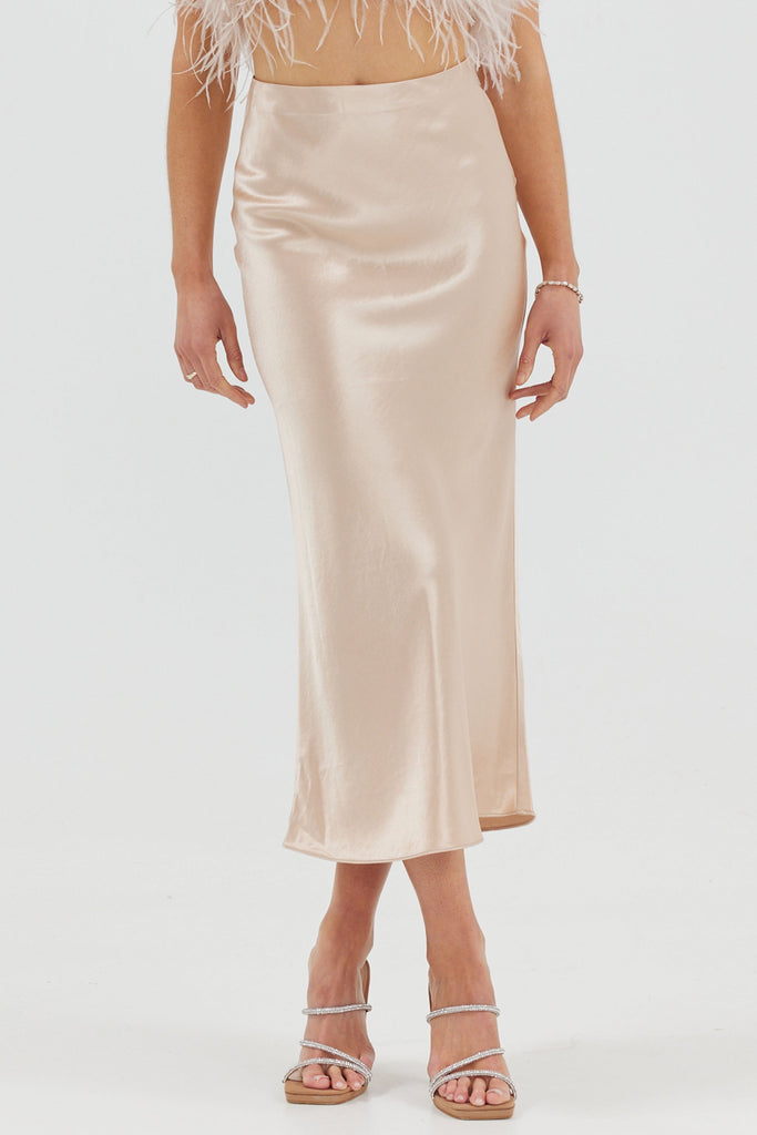 Harlow Skirt - Champagne Bubish 
