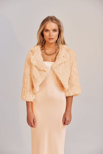 Susie Bolero - Pale Peach Bolero Bubish Luxe 