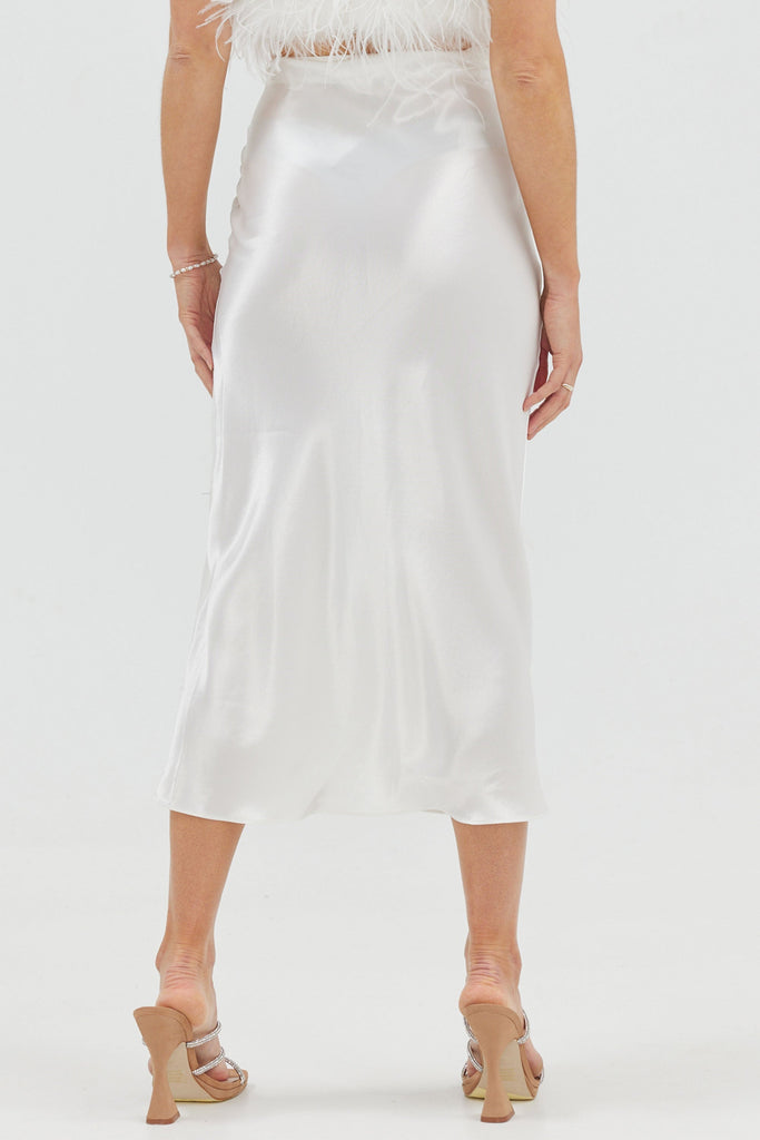 Harlow Skirt - White Bubish 